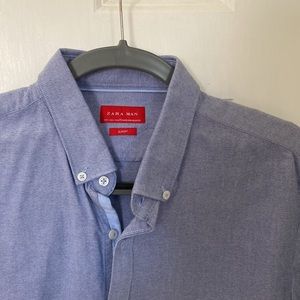Zara mens button up shirt, EUC, slim fit